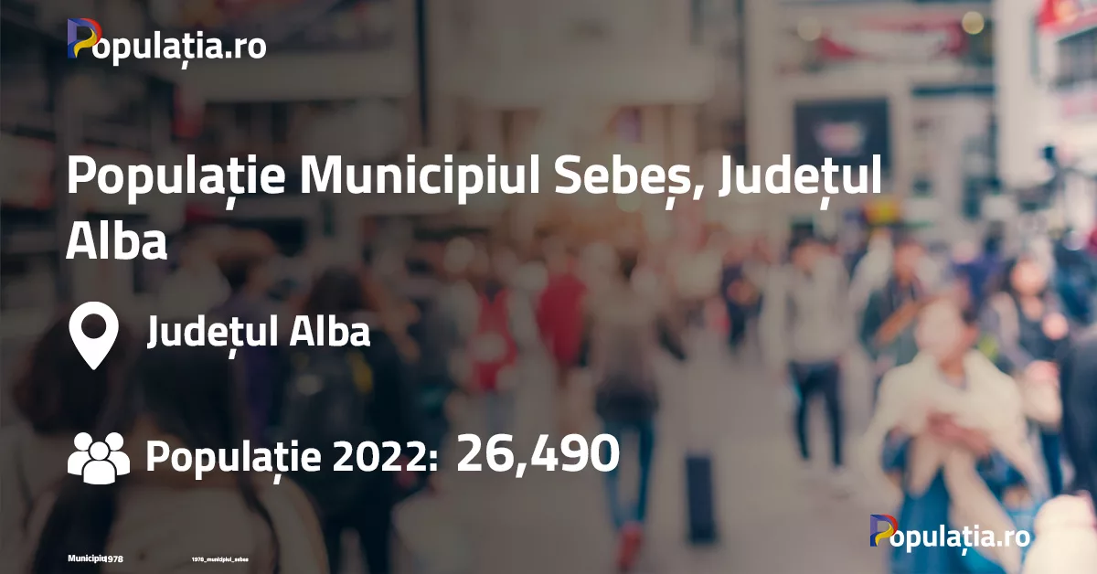 Populație Municipiul Sebeș