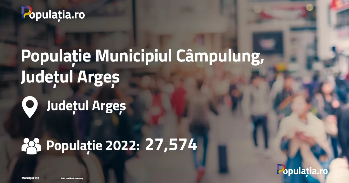 Populație Municipiul Câmpulung