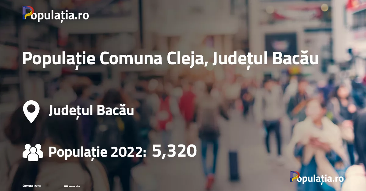 Populație Comuna Cleja