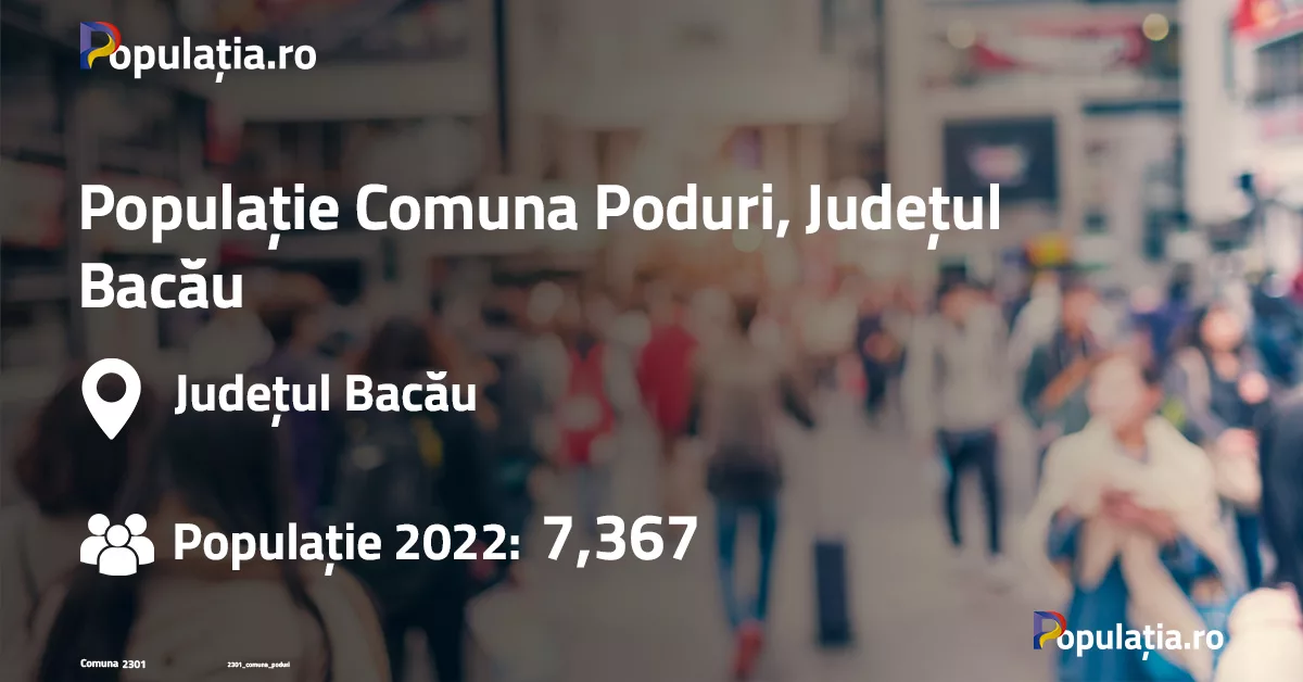 Populație Comuna Poduri