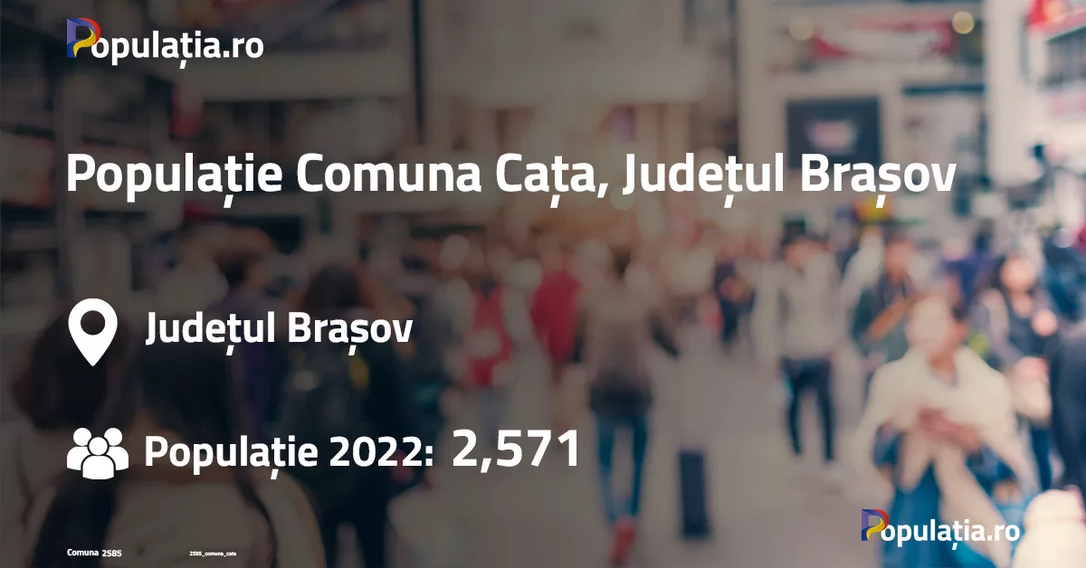 Populație Comuna Cața