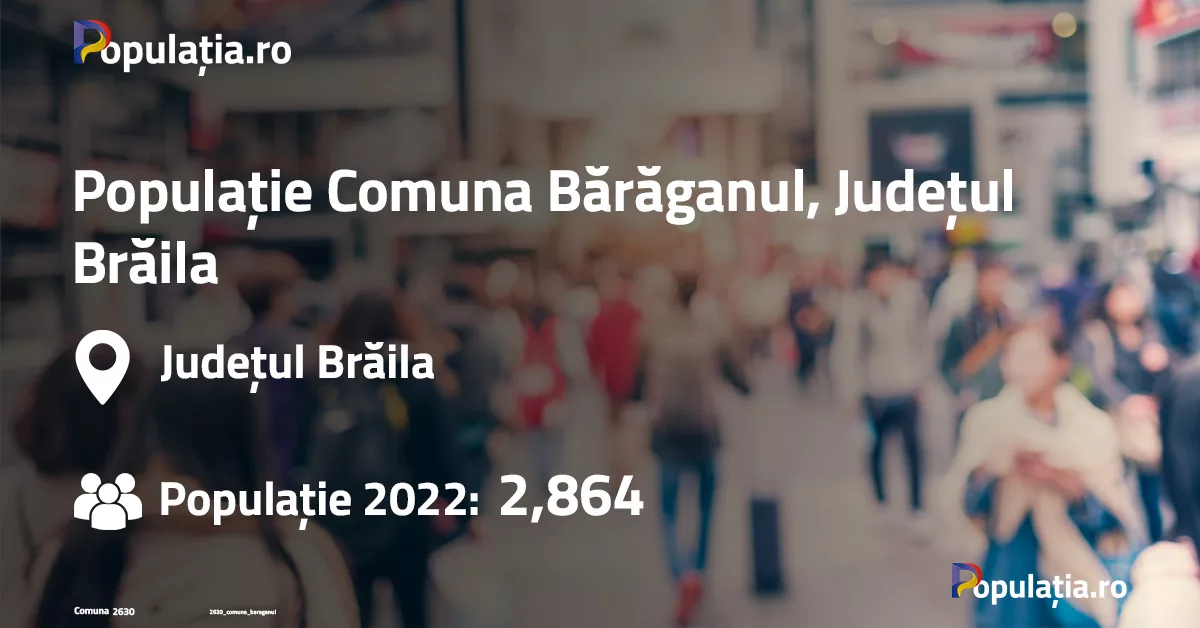 Populație Comuna Bărăganul