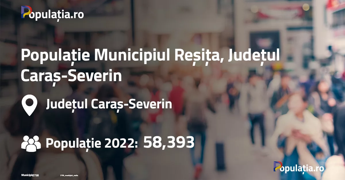 Populație Municipiul Reșița