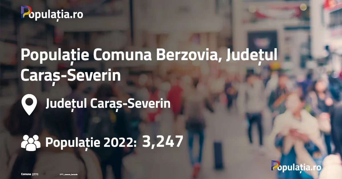 Populație Comuna Berzovia