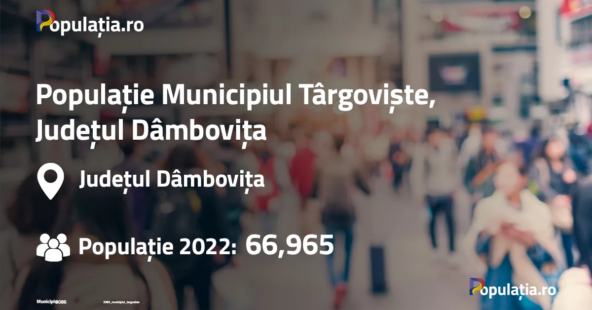 Populație Municipiul Târgoviște