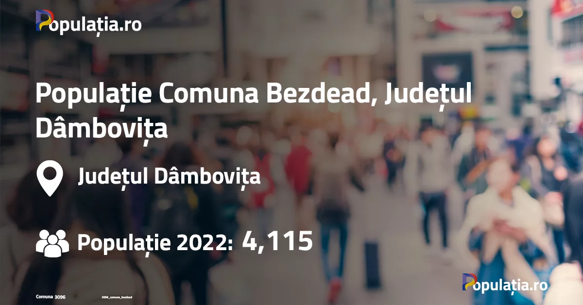 Populație Comuna Bezdead