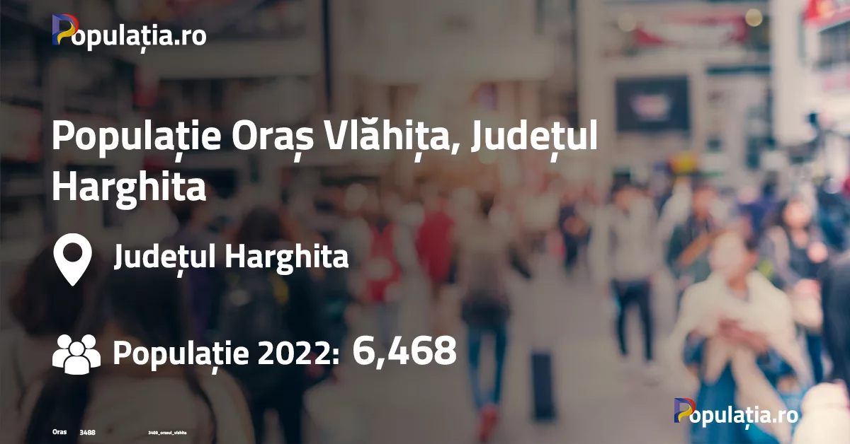 Populație Oraș Vlăhița