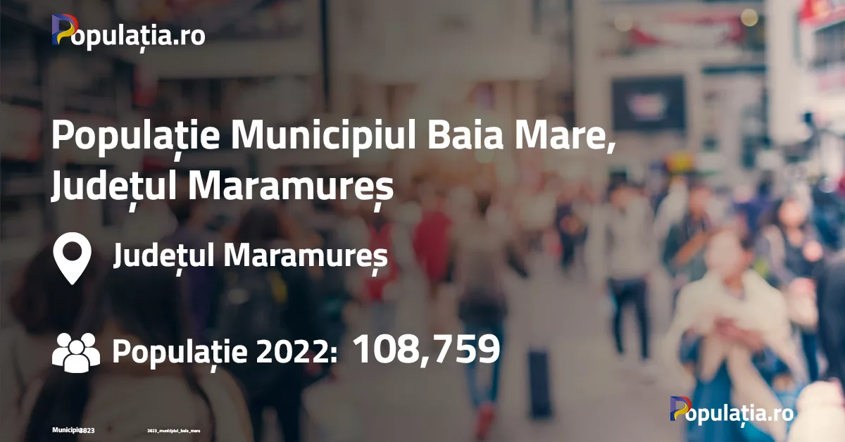 Populație Municipiul Baia Mare