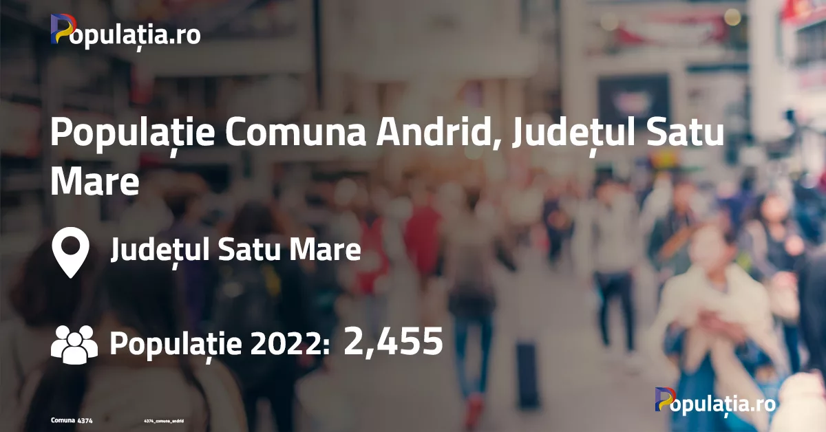 Populație Comuna Andrid