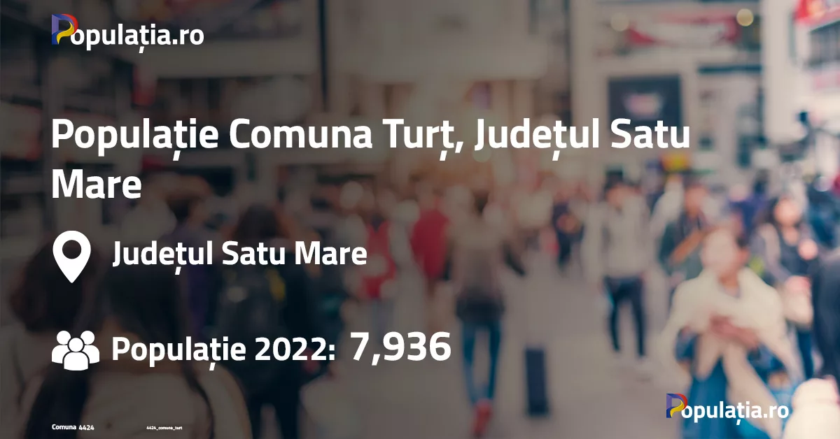 Populație Comuna Turț